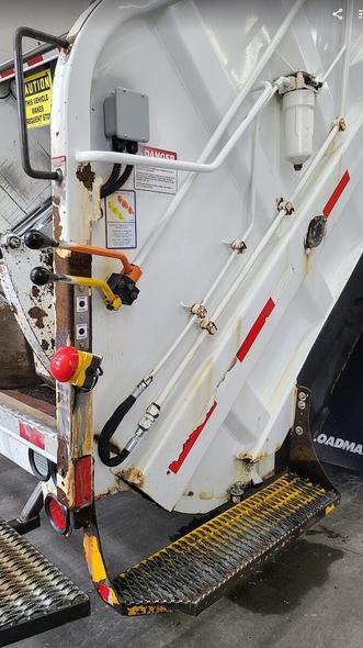 Garbage truck parts to repair