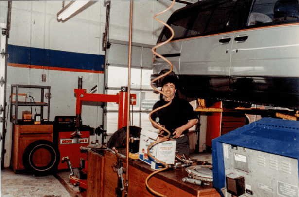 Brian finding time to work on vehicles still